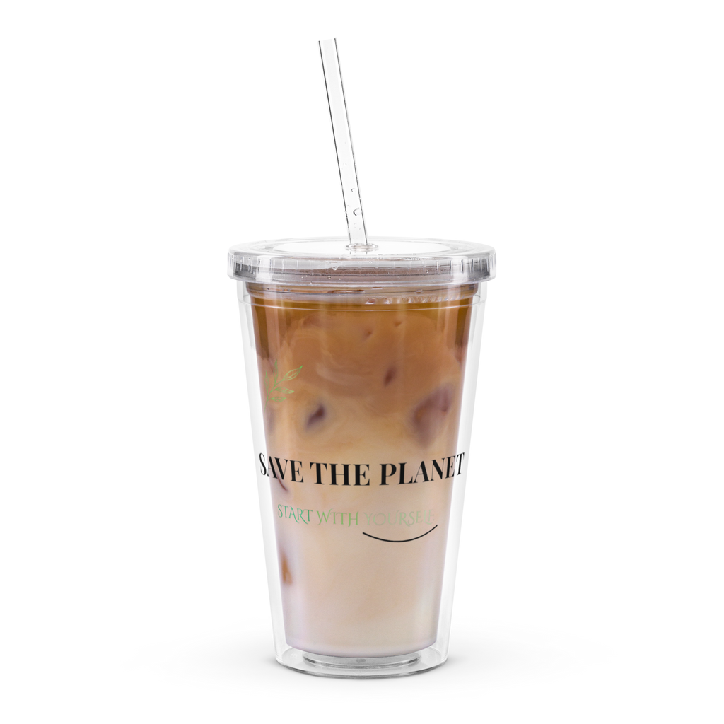 Save The Planet - Clear Tumbler