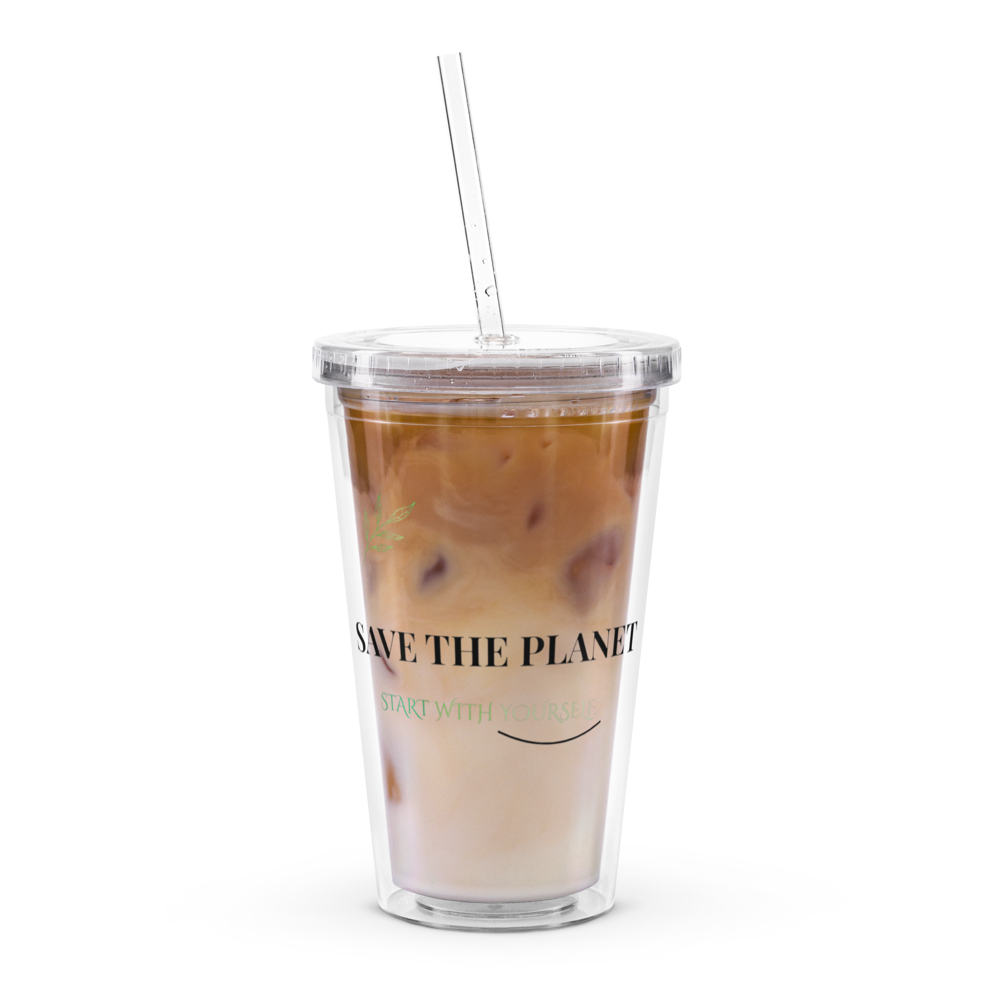 Save The Planet - Clear Tumbler