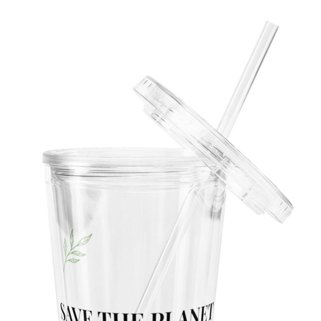 Save The Planet - Clear Tumbler