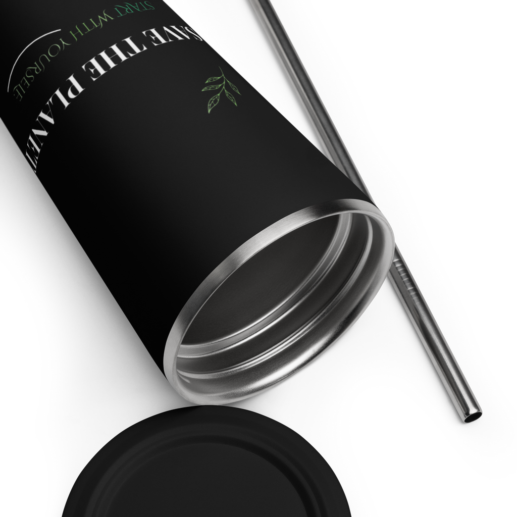 Save The Planet - Black Insulated Tumbler