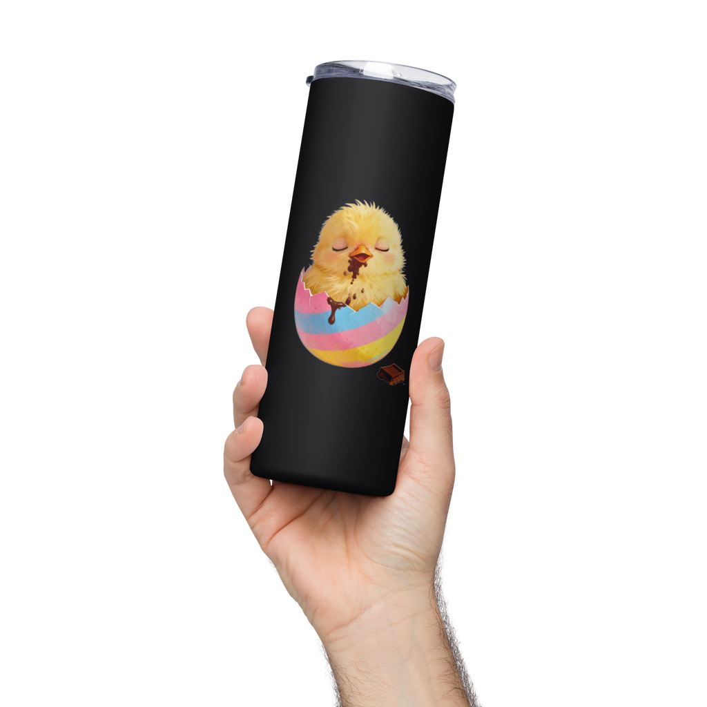 Easter Chicky - Black Stainless Steel Tumbler