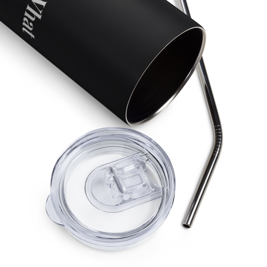 Just Not Today - Black Stainless Steel Tumbler