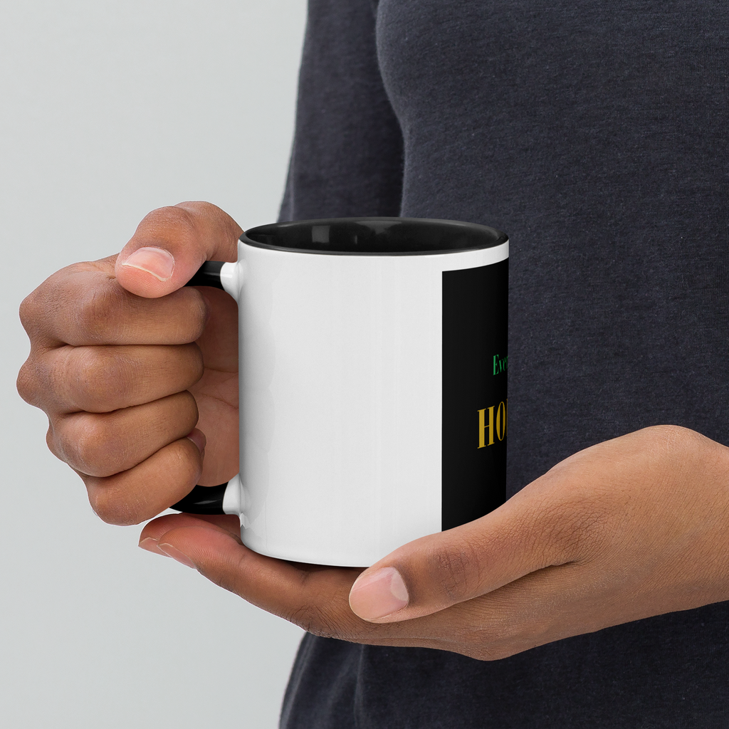 Every Day’s A Holiday Mug - Color Inside Black